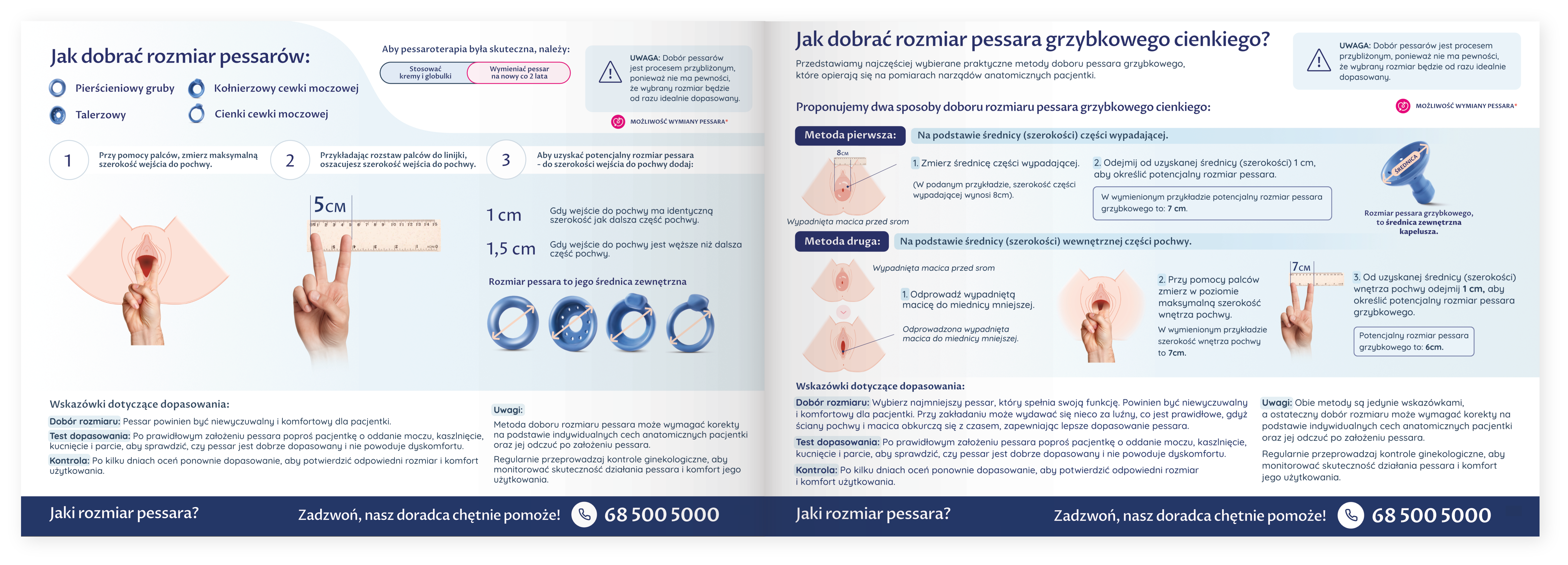 Jak dobrać rozmiar pessara ginekologicznego